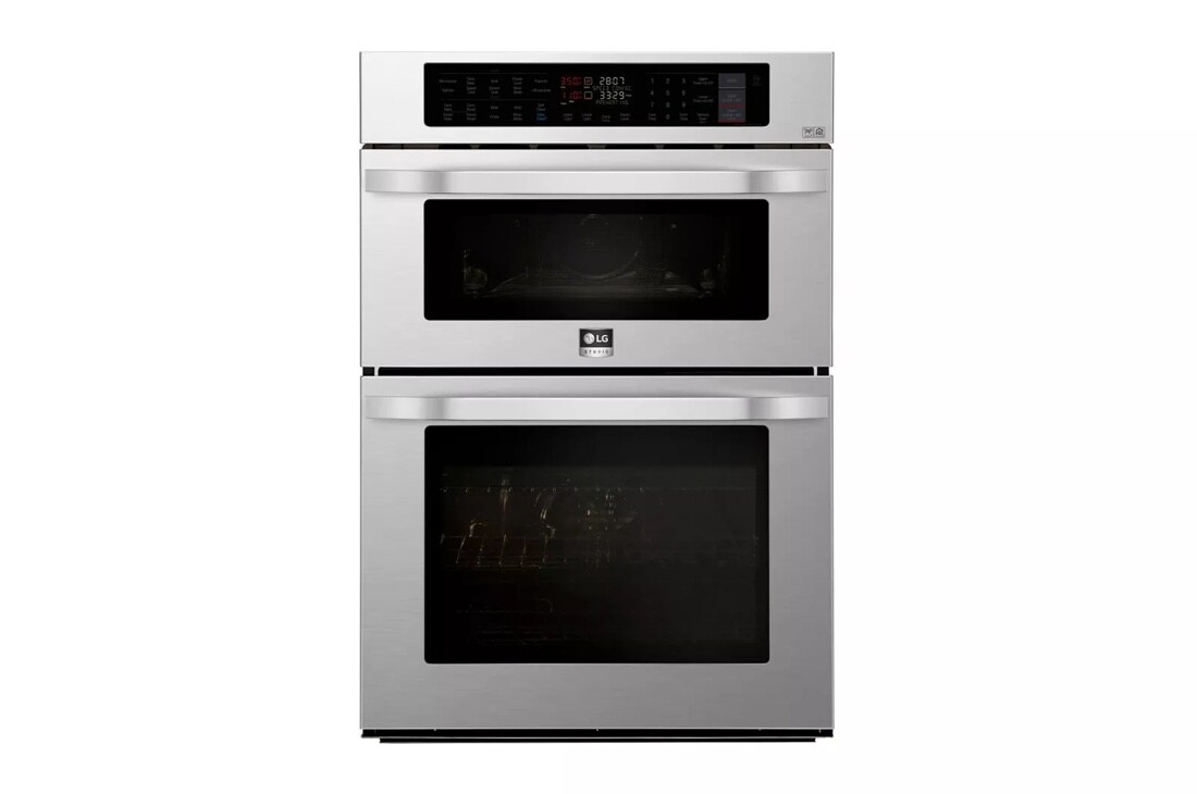 LG LSWC307ST LG STUDIO 1.7/4.7 cu. ft. Smart wi-fi Enabled Combination Double Wall Oven