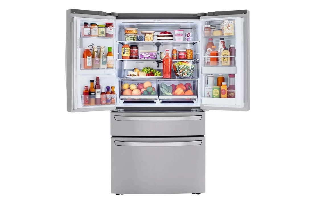 LG 30 cu. ft. French Door Smart Refrigerator, InstaView Door-In-Door, Dual  Ice with Craft Ice in PrintProof Stainless Steel LRFVS3006S - The Home Depot