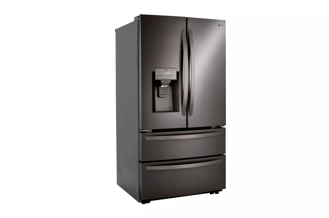 LG DoorCooling™ GBD62PZYFN Fridge Freezer, 384L, Shiny Steel MINOR