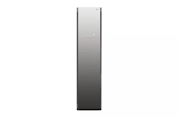 Front view of the 3 Hangers LG Styler® Smart Steam Closet S3MFBN