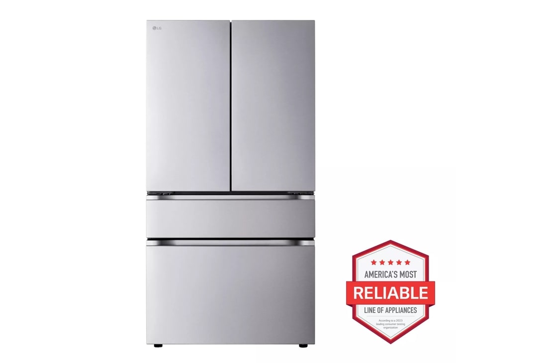 30 cu. ft. standard depth max french door refrigerator front view 