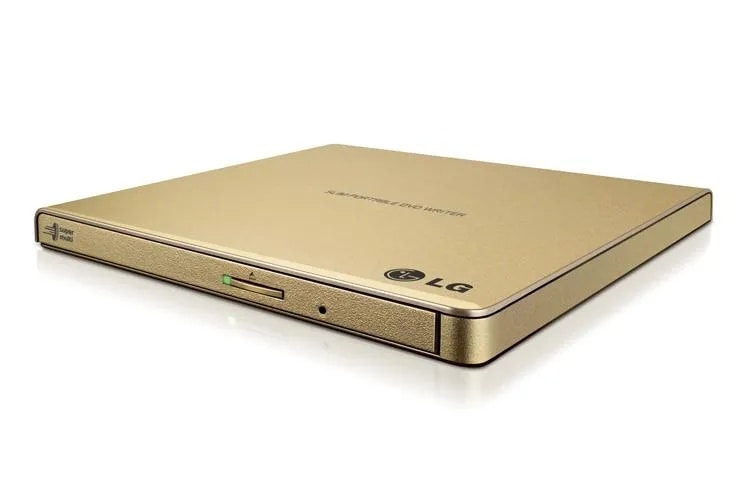 きれいなゴールド❣新品SSD480✨Win11薄型 カメラ ブルーレイ フルHD Ultra-Slim Portable DVD Burner & Drive with M-DISC™ | GP65NG60