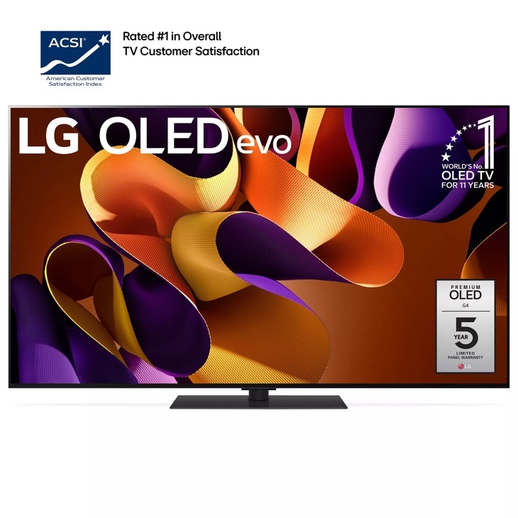 65 inch LG OLED evo AI G4 4K Smart TV 2024 - OLED65G4SUB | LG USA