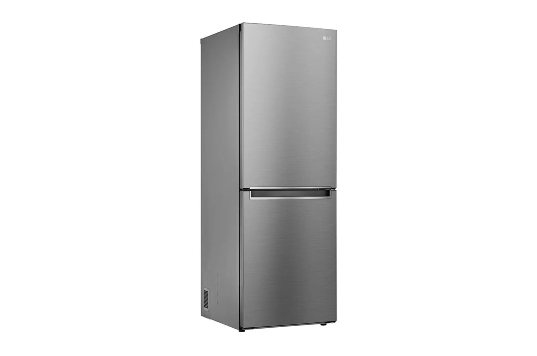 11 cu. ft. bottom freezer refrigerator left side angle view