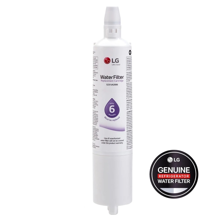 LG Refrigerator Water Filter LT500P Installed