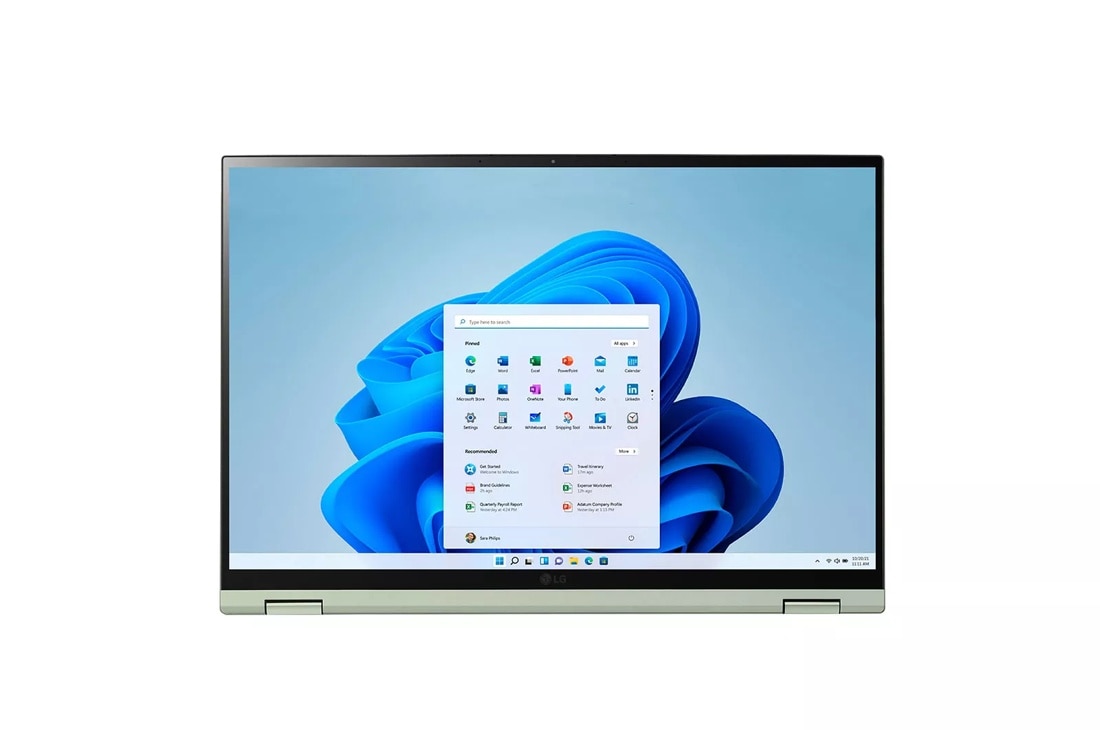 LG gram 16” 2in1 Lightweight Laptop, Intel® 12th Gen Core® i5 Evo™ Platform, Windows 11 Home, 16GB RAM, 512GB SSD, Green