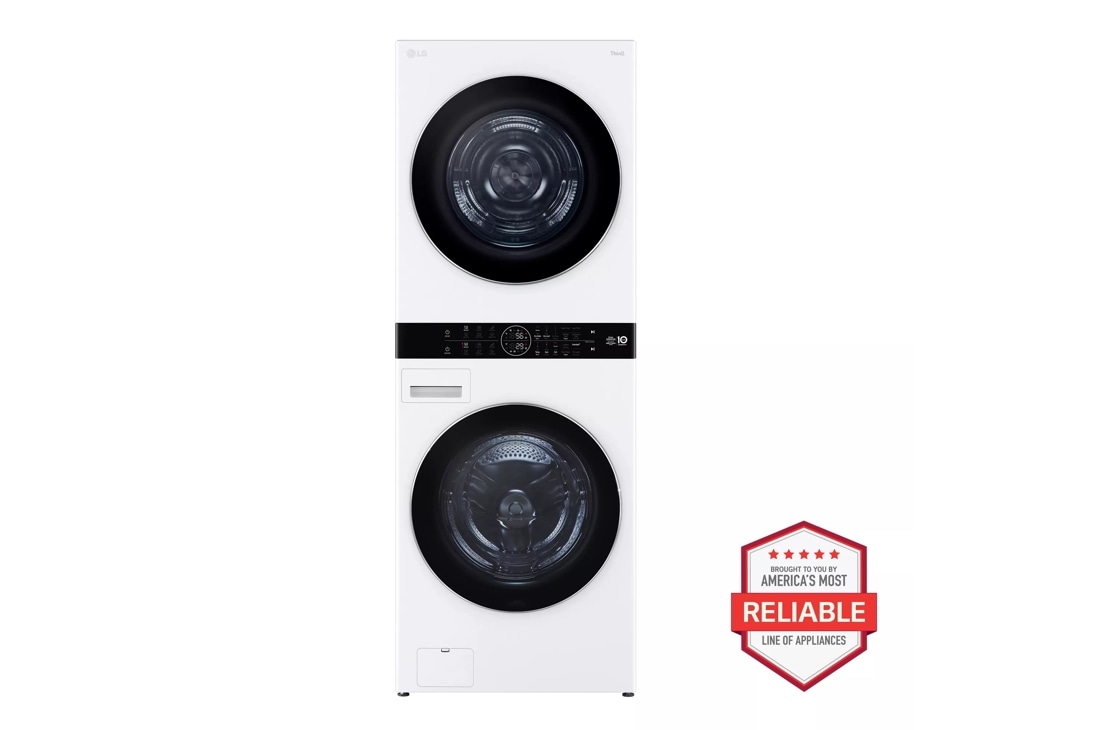 LG Ventless WashTower™ Washer and Dryer with Heat Pump front view