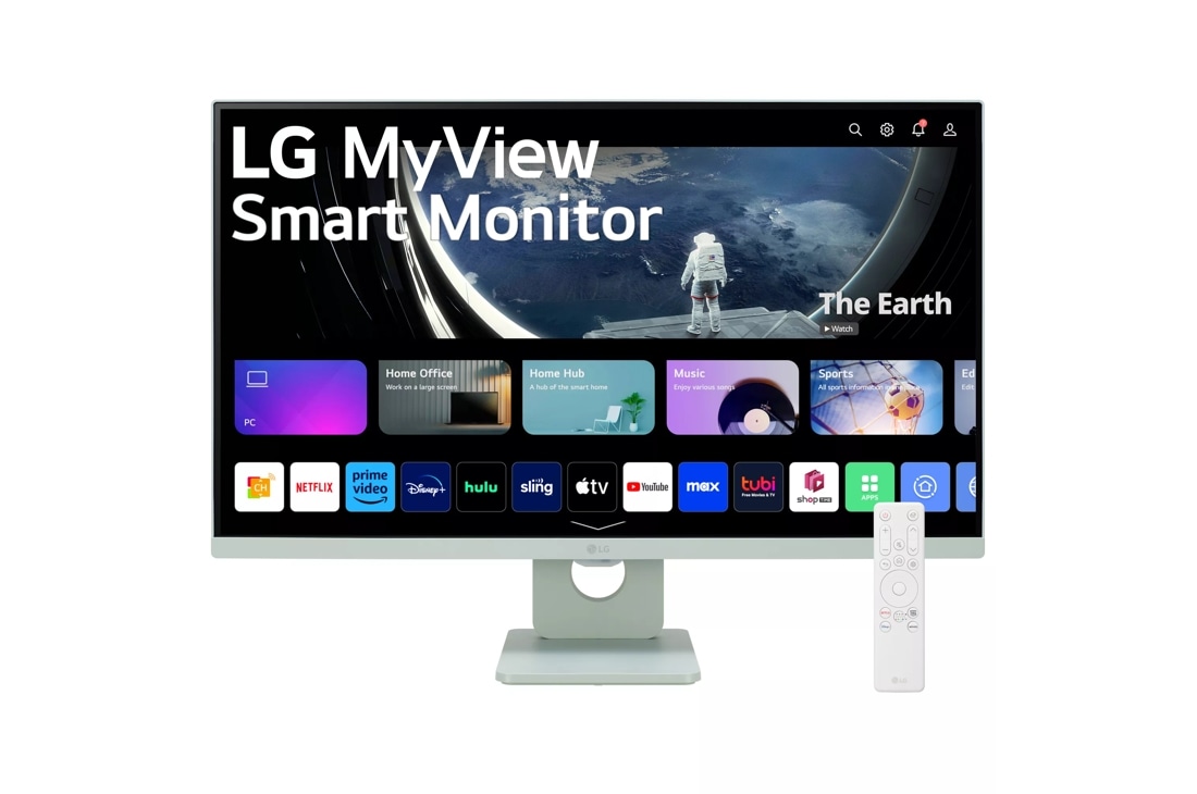 27" 4K UHD IPS MyView Smart Monitor with webOS and Built-in Speakers