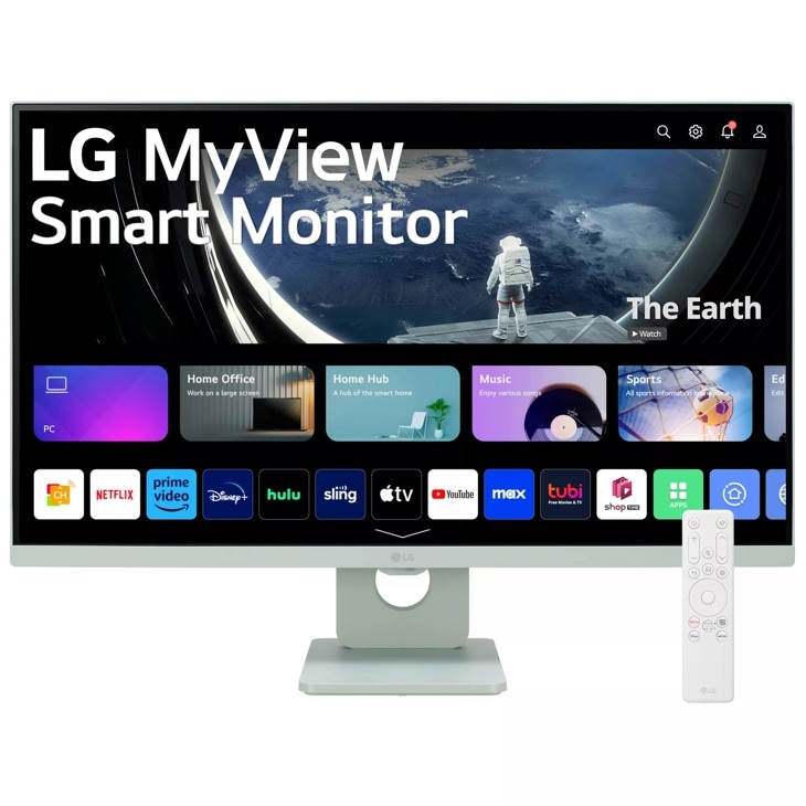 27" 4K UHD IPS MyView Smart Monitor with webOS and Built-in Speakers