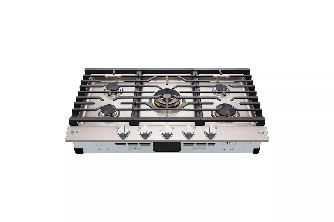 CBGS3628S in by LG in Worcester, MA - LG STUDIO 36 UltraHeat™ Gas Cooktop  with EasyClean®