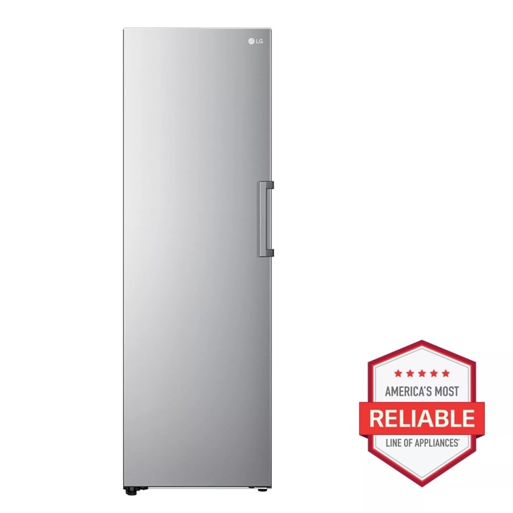 Enjoy the reliable cooling of our LG standing freezer. Featuring a