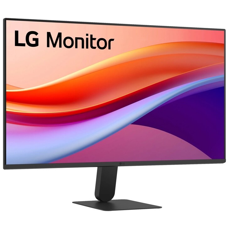 LG 27U41YA-B 27 Monitor – Side Angle Right