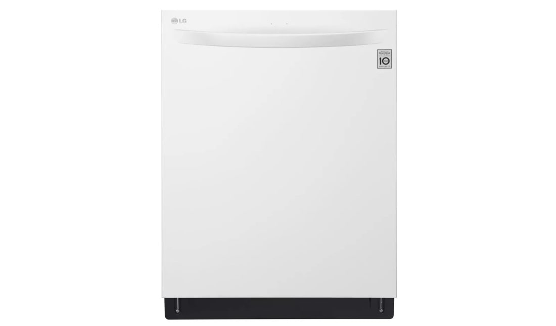Top Control Smart wi-fi Enabled Dishwasher with QuadWash™ with Essex cabinets in White