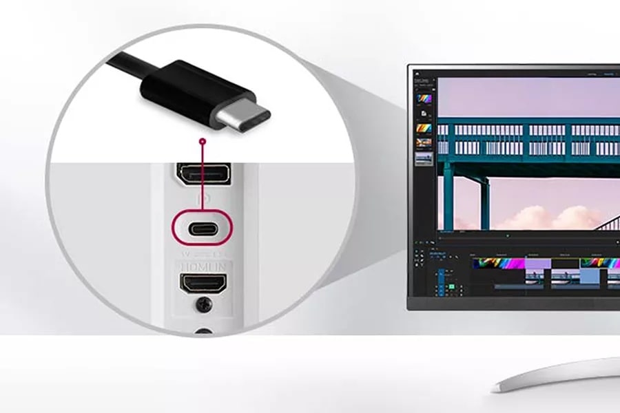 LG UltraWide 34インチモニター本体 34WQ500-B 箱有り Monitor_WQ500-B_USB_Type-