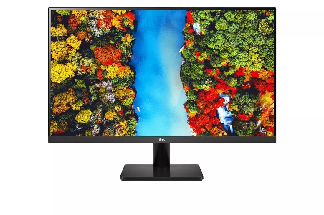 LG 27MP450 27 inch (68.6 cm) IPS FHD| HDR 10| Height Adjust| Display Port|  HDMI| AMD FreeSync| 75 Hz Refresh| Black | 3 Year Warranty| Computer