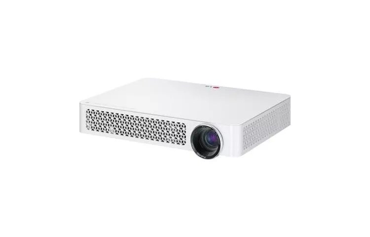 Portable 1080p LED Projector with Smart TV and Magic Remote