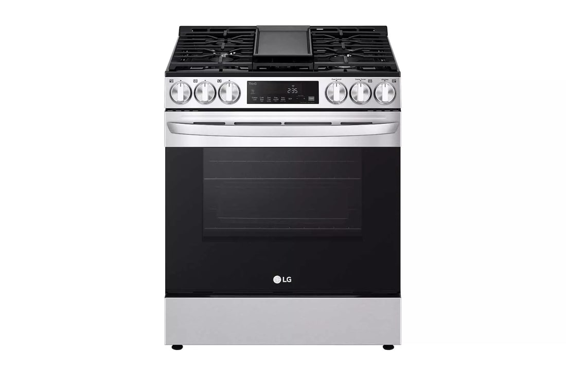 LG 5.8 cu ft. Smart Gas Slidein Range with Convection, Air Fry