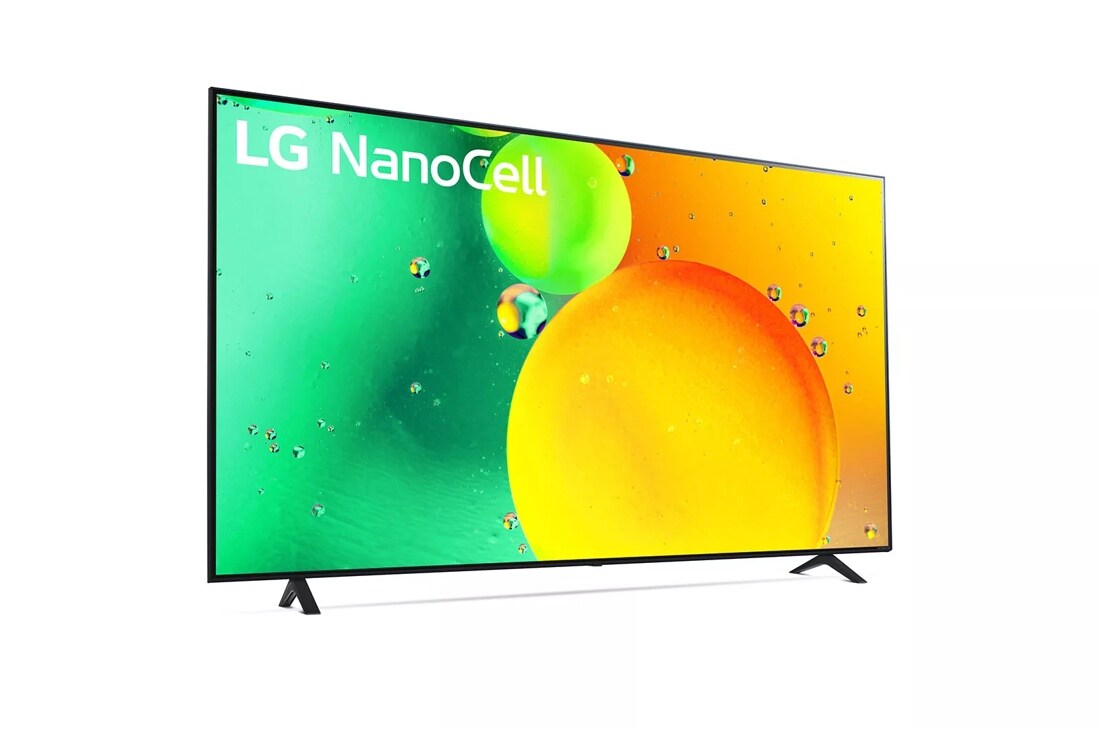 LG 75 Inch Class NANO75 UQA series LED 4K UHD Smart webOS 22 w/ ThinQ AI TV