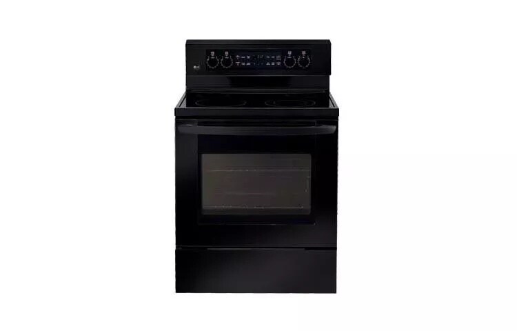 Extra-large Capacity Freestanding Electric Range with PreciseTemp&trade baking system.