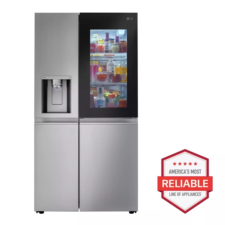 LG 27 cu.ft. Smart Side-By-Side InstaView Door-in-Door Refrigerator with  Craft Ice