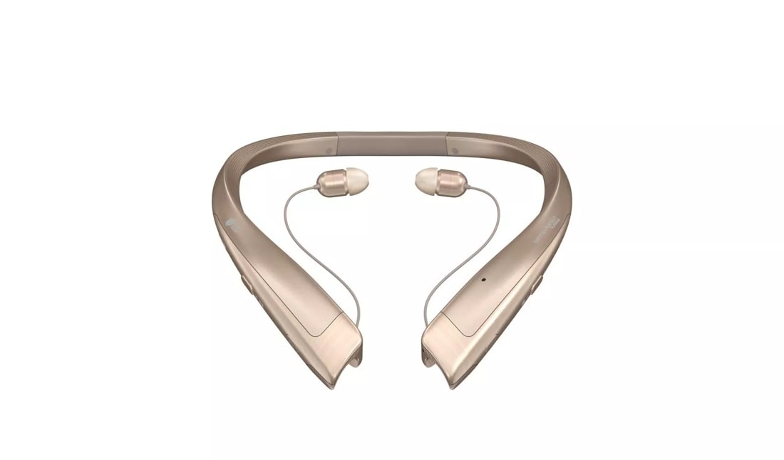 LG TONE PLATINUM Bluetooth Wireless Headset - Gold | LG USA