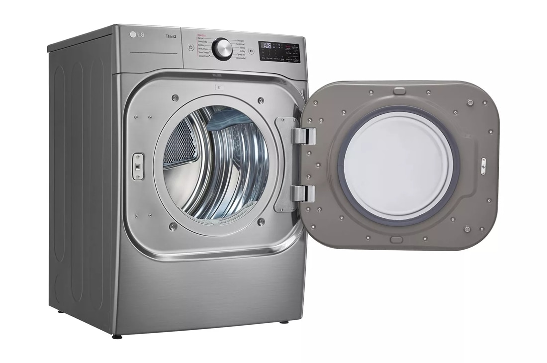 LG 9.0 Cu. Ft. Stackable Smart Electric Dryer with Steam and Built