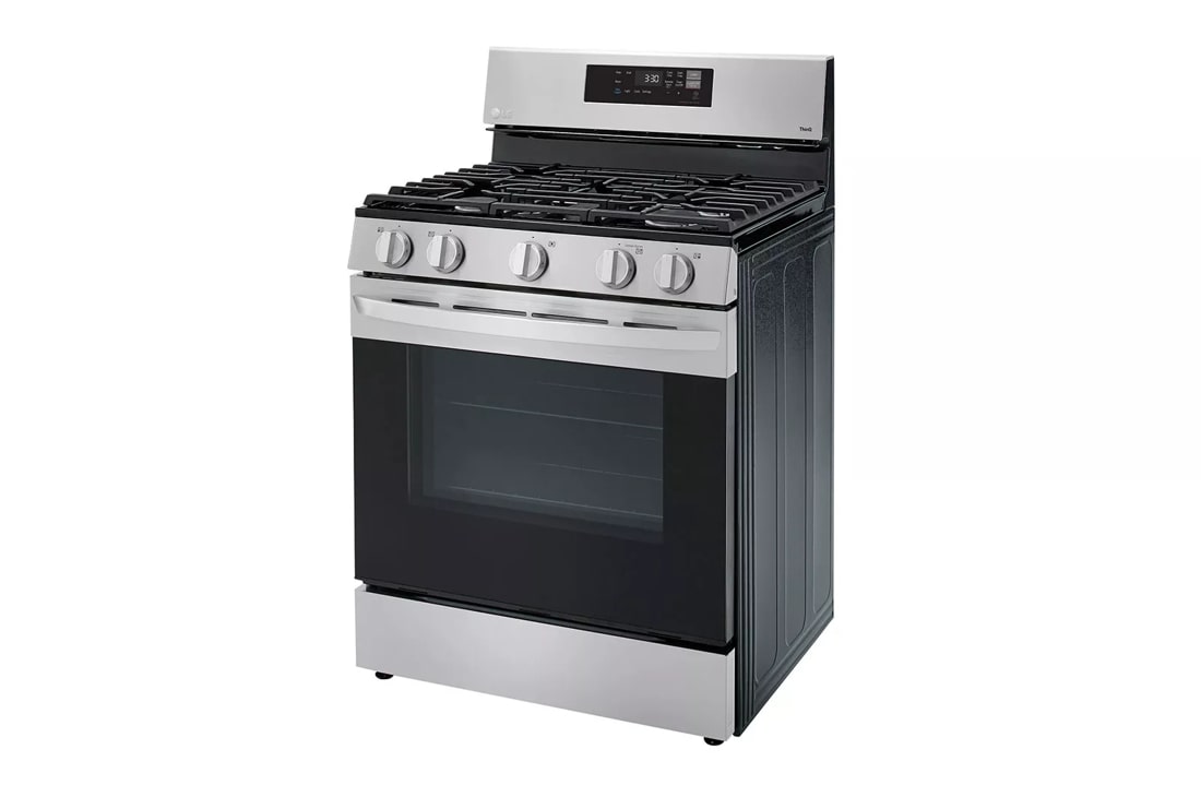 LG 6.9 cu. ft. Double Oven Gas Range with ProBake Convection Oven, Self  Clean and EasyClean in Stainless Steel LDG4313ST - The Home Depot