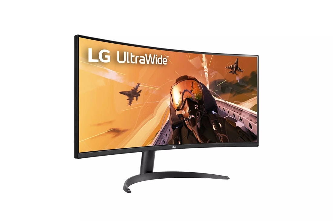 34'' 21:9 Curved UltraWide™ QHD Monitor - 34WP60C-B | LG USA