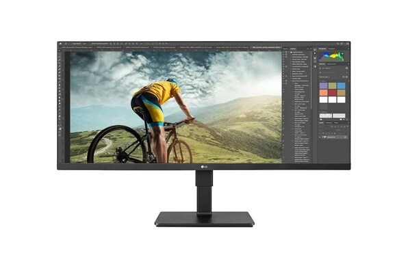 34\" Ultrawide Monitor front view with infill
