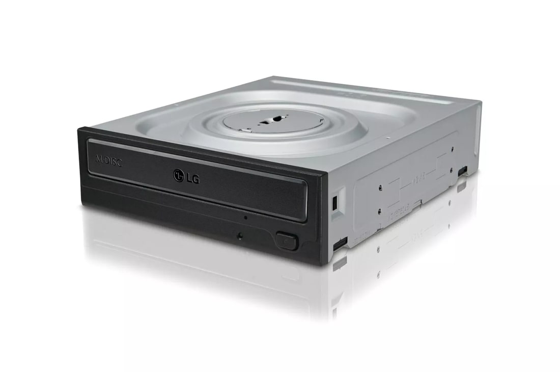 LG Grabador de DVD Slim Inteno Super Muliti con soporte M-DISC