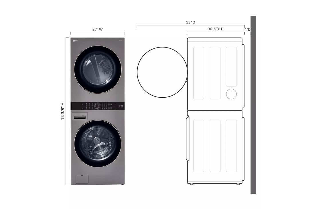 Washer and Dryer Dimensions