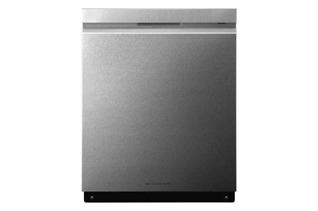Front view of the LG SIGNATURE Top Control Smart wi-fi Enabled Dishwasher with QuadWash™ - LUDP8997SN. 