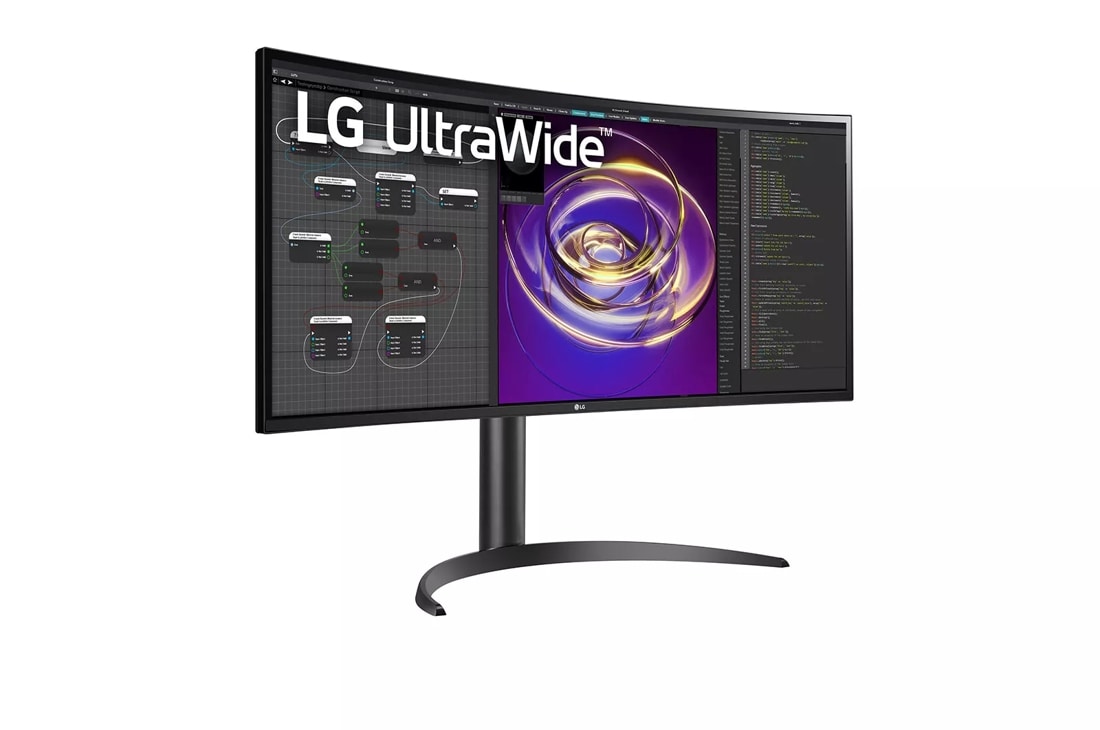 LG 38WP85C-W 38 pulgadas Curvo 21:9 UltraWide QHD+ IPS Monitor con USB tipo  C (entrega de energía de 90W), DCI-P3 95% Gama de colores con HDR 10 y