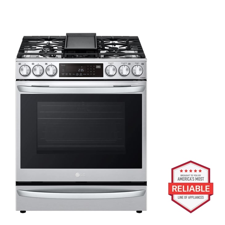 LG 6.3 cu. ft. Smart Wi-Fi Enabled ProBake Convection Gas Slide-In Range with InstaView and Air Fry - Thumbnail 5