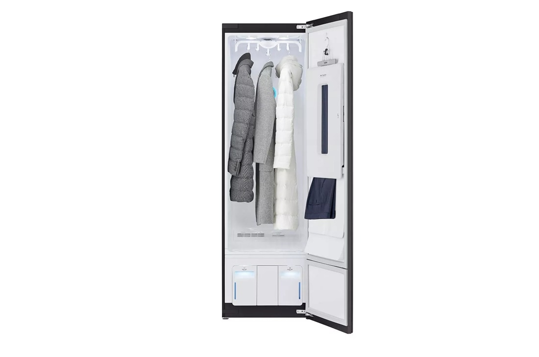 The LG Styler delivers fast, effective clothing care