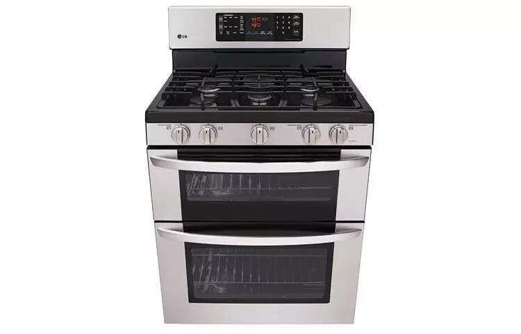 6.1 cu. ft. Capacity Gas Double Oven Range with SuperBoil™ Burner and EasyClean®