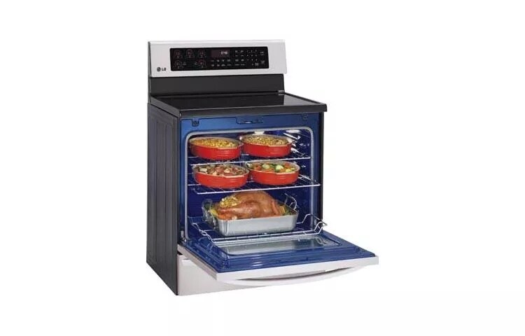 6.3 cu. ft. Capacity Single Oven Electric Range with Infrared Heating™ and True Convection