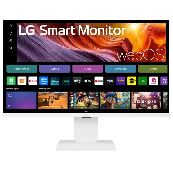 32 Inch 4K UHD IPS Smart Monitor with webOS and Detachable Full HD Webcam