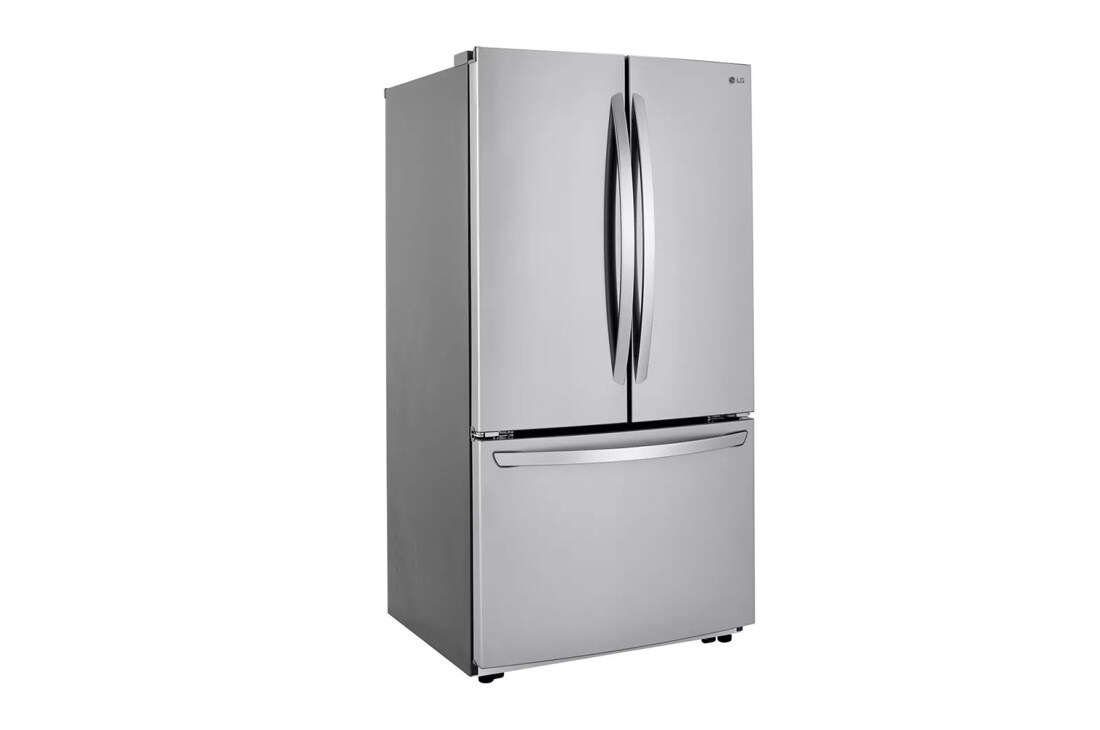 23 cu. ft. french door counter-depth refrigerator left side angle view