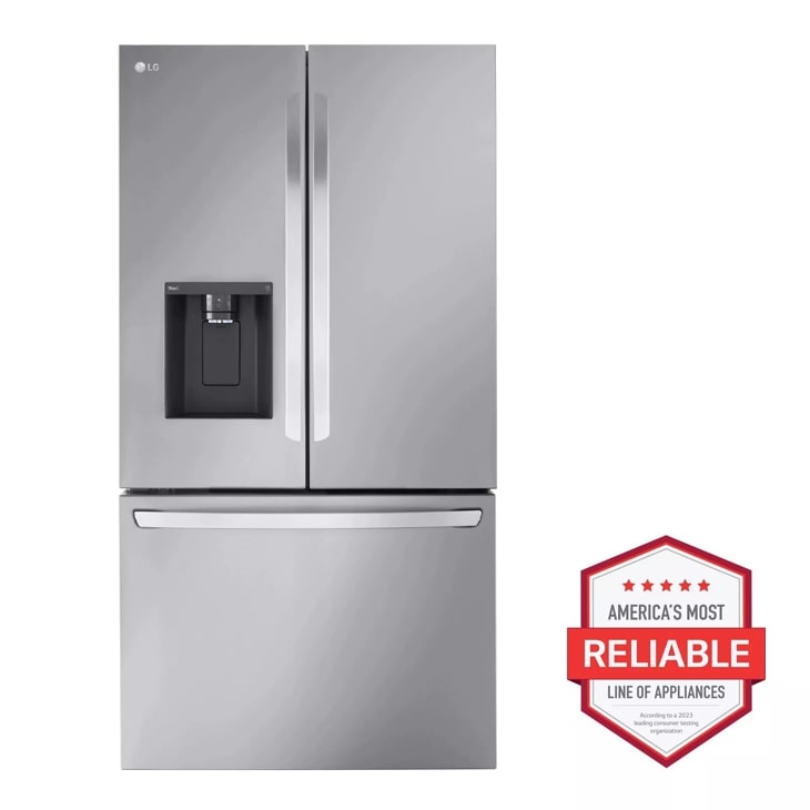 Double Door LG French Door Fridge Range