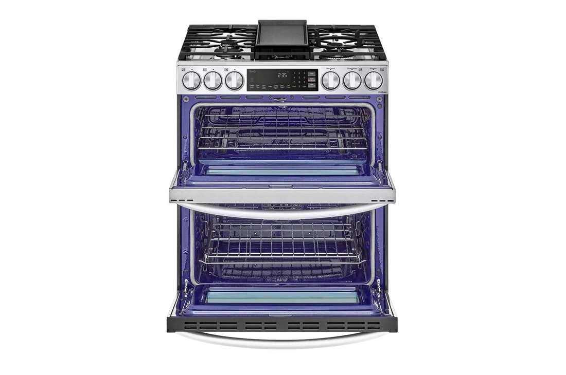 LG SIGNATURE 7.3 cu.ft. Smart wi-fi Enabled Electric Double Oven Slide-In  Range with ProBake Convection®