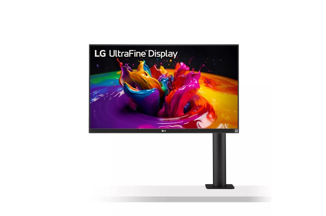 LG 32UN880-B 32 inch UltraFine Ergo Monitor adjusted front view
