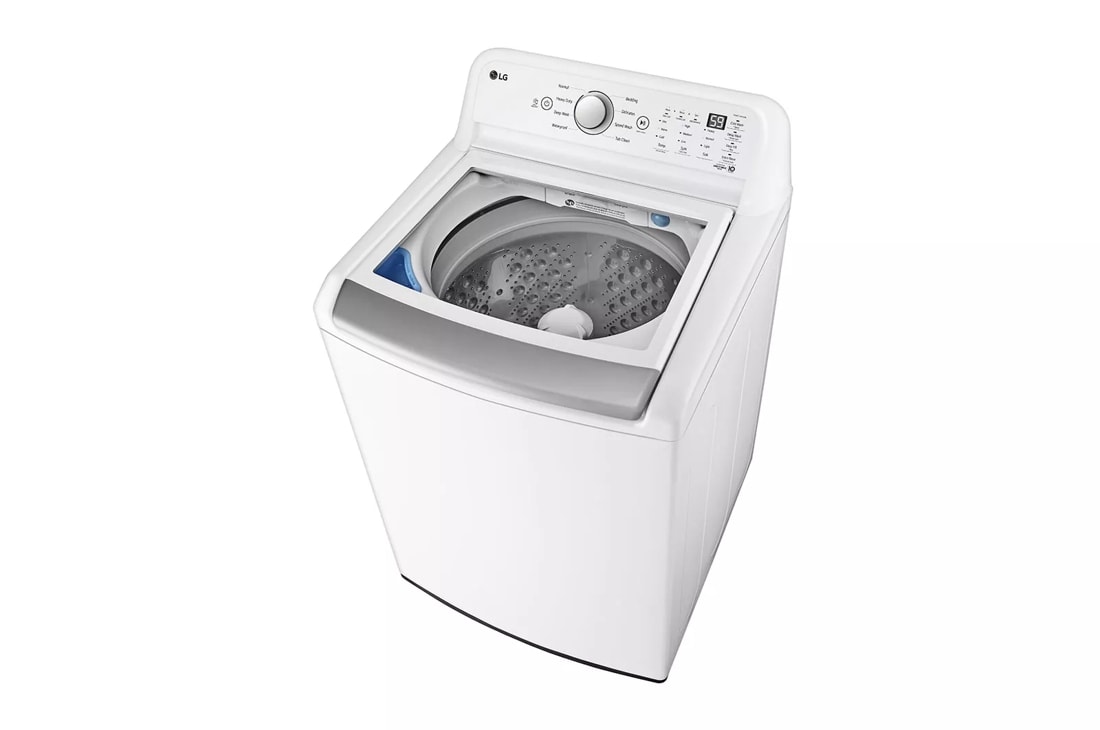 LG 27 in. 4.8 cu. ft. Top Load Washer with 4-Way Agitator & TurboDrum  Technology - White