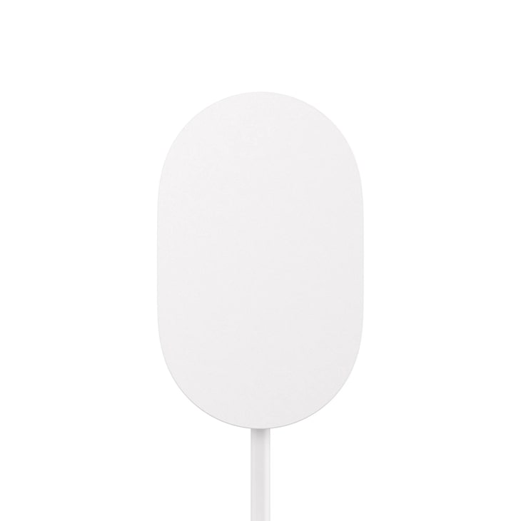 LG TMAAWA5W smart home accessory in white with rounded oval design and stand