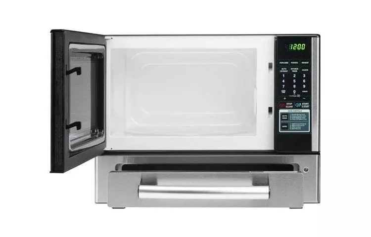 LG LCSP1110ST 1.1 cu. ft. Combination Countertop Microwave/Baking Drawer  with 1,000 Watt Microwave Oven, 1,400 Watt Baking Drawer, Auto Pizza  Feature