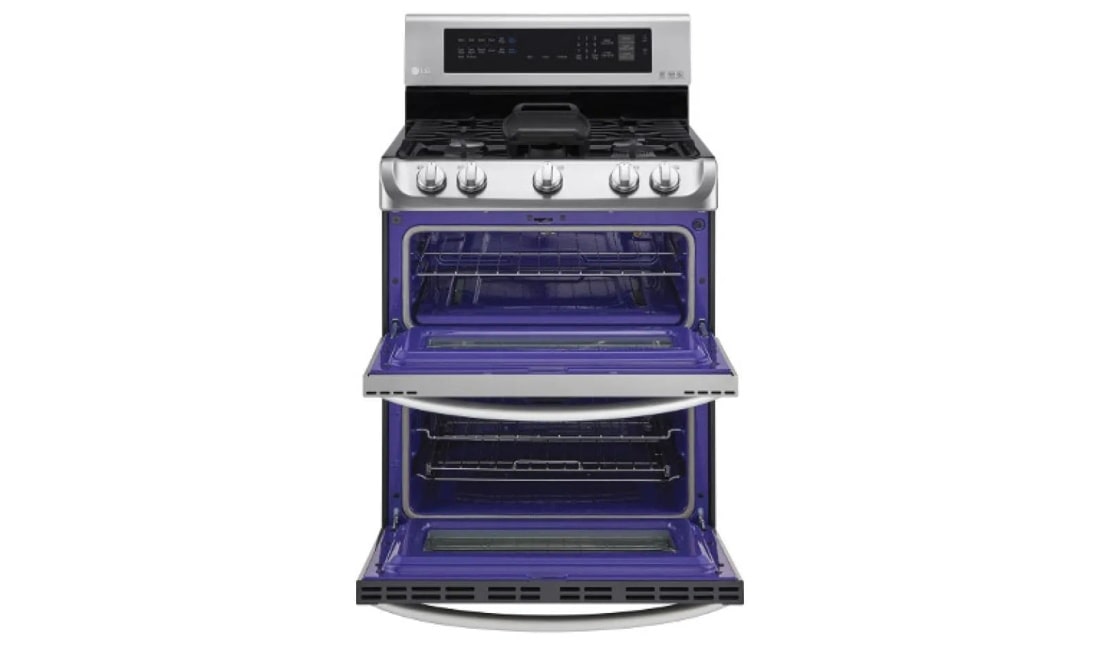 6.9 cu. ft. Gas Double Oven Range with ProBake Convection®, EasyClean® and Gliding Rack LDG4315ST