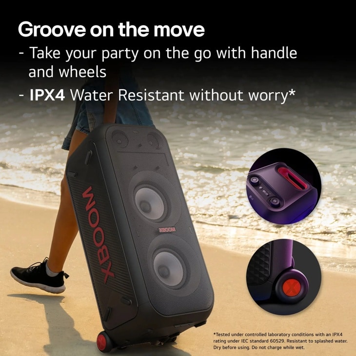 XL9T LG XBOOM Portable Bluetooth Tower Speaker | LG USA