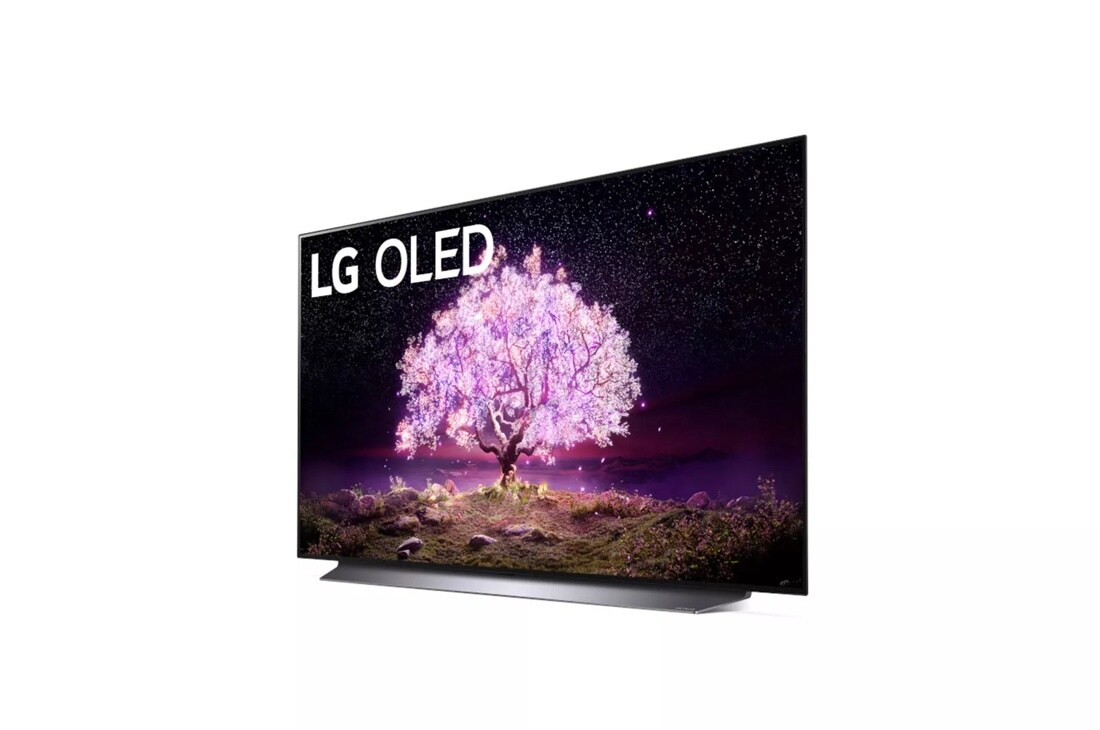 LG C1 48 inch Class 4K Smart OLED TV w/AI ThinQ® (48.2” Diag.)