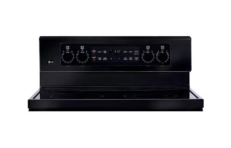 Extra-large Capacity Freestanding Electric Range with PreciseTemp&trade baking system.