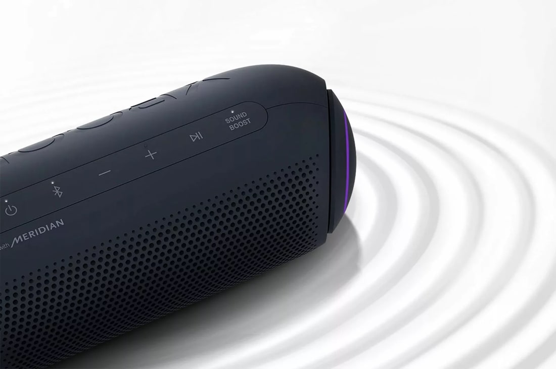 LG | Audio XBOOM Portable Bluetooth PL5) ( PL5 USA Meridian LG Technology with Speaker Go